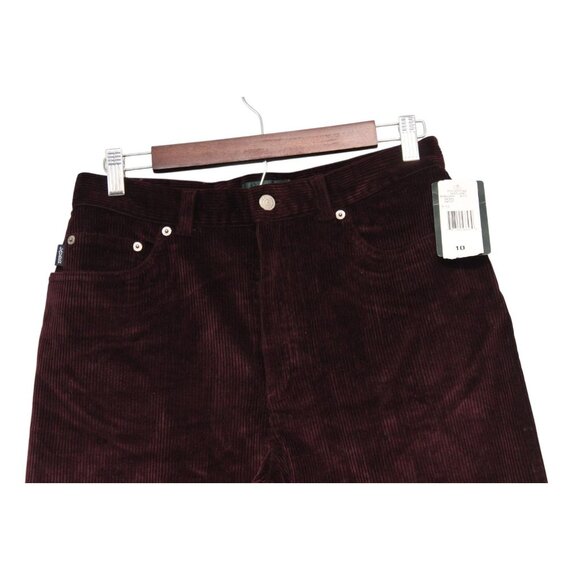 NWT Lauren Ralph Lauren Corduroy Pants Size 10 Preppy Dark Academia 90s Retro - Picture 2 of 12